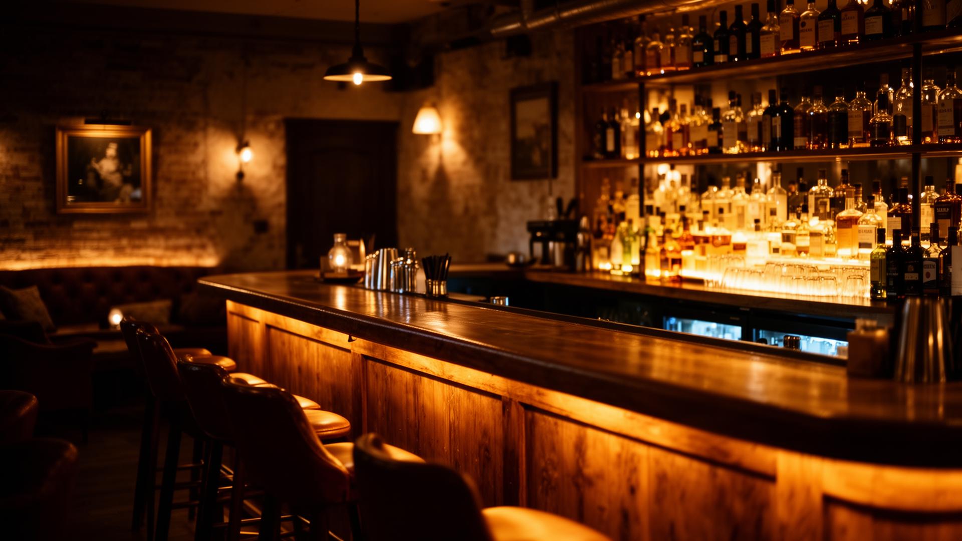 Intérieur chaleureux du Bar Chez Yvon